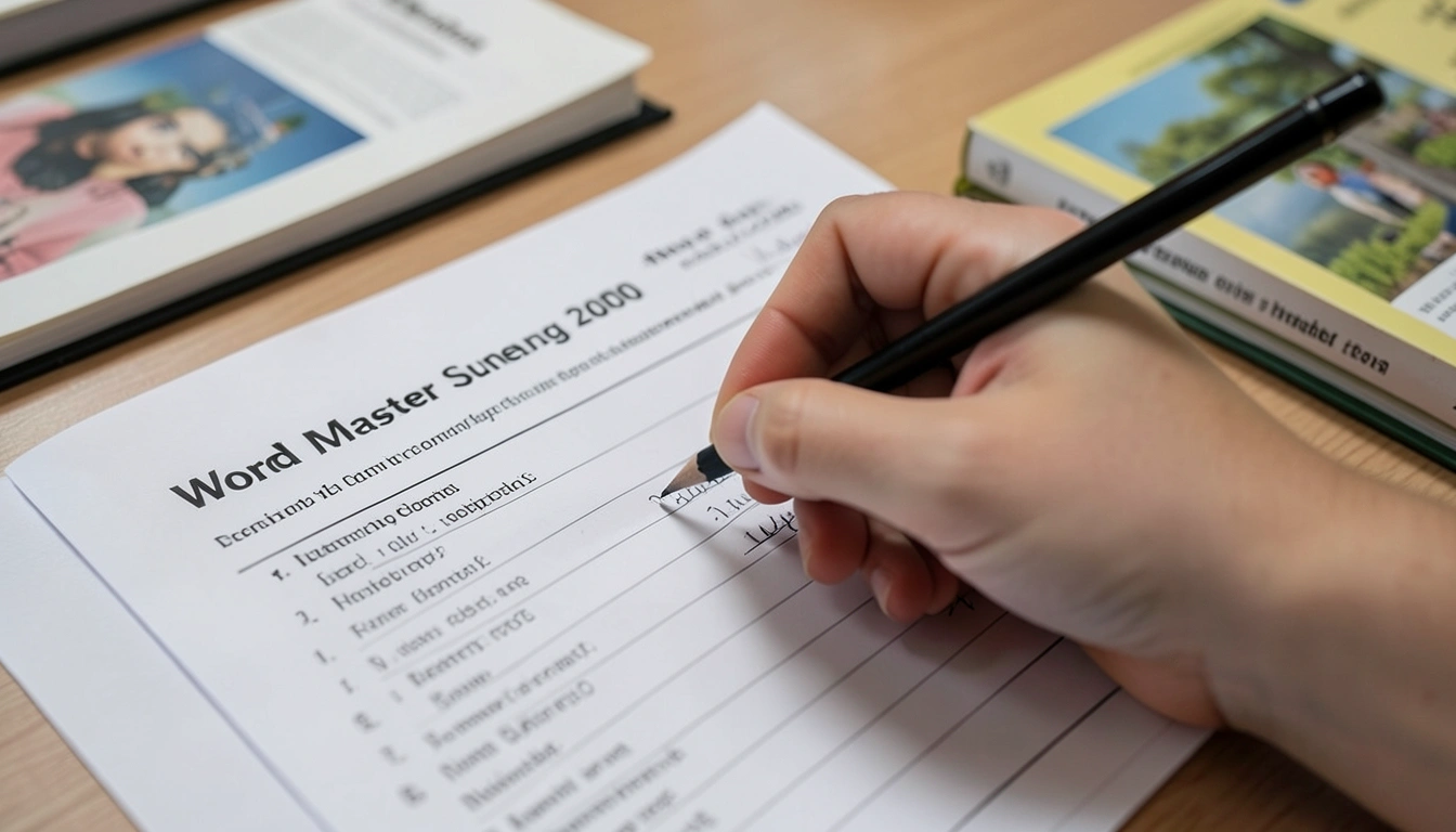 꾸준함이 핵심! 워드마스터 수능 2000과 함께하는 어휘 학습 습관